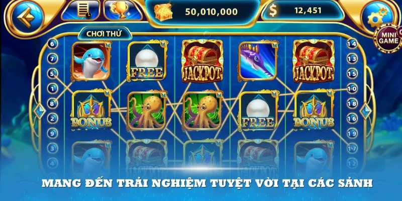 Nổ hũ Thủy cung tựa game nổi bật hàng đầu tại U888